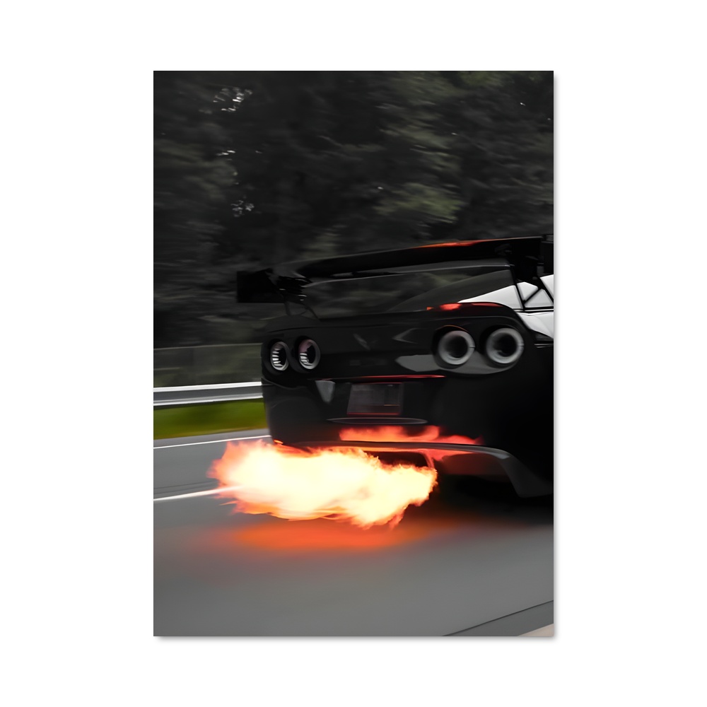 Poster Corvette Inferno